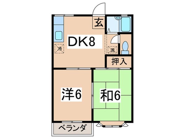 グリ－ンハウス　キムラの物件間取画像